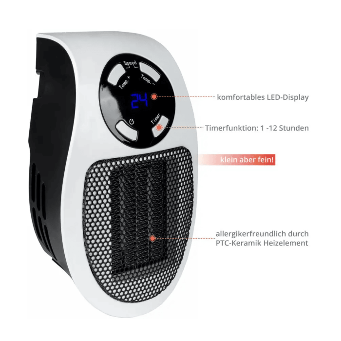 Aeroterma compacta GSH 500 K mini Gude 85171, 500 W [11]