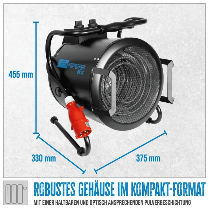 Aeroterma GH 9 E Gude 85104, 9000 W, 400 V [6]