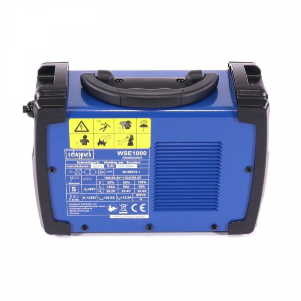 Aparat de sudura tip invertor WSE1000 Scheppach 5906602903, 10-130 A, 85 V [4]