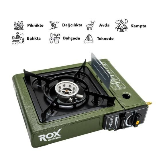 Aragaz portabil ROX Wood 153ROX0188, 1.9 kW [2]