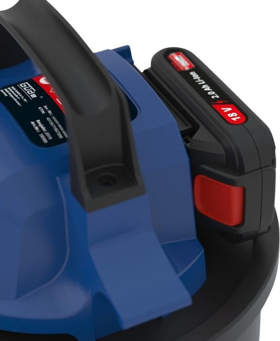 Aspirator cenusa cu acumulator Li-Ion AS 18-201-05 Gude 58580, 18 V, 15 L [4]