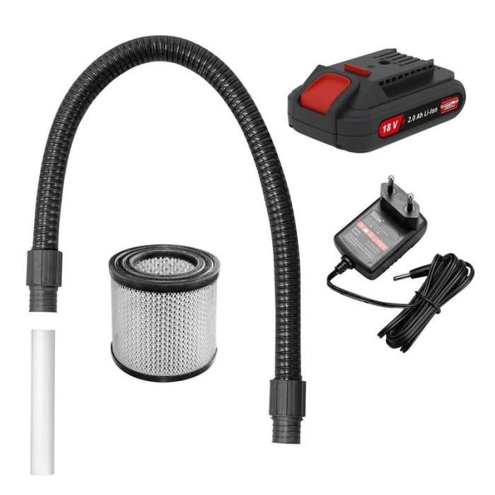 Aspirator cenusa cu acumulator Li-Ion AS 18-201-05 Gude 58580, 18 V, 15 L [5]