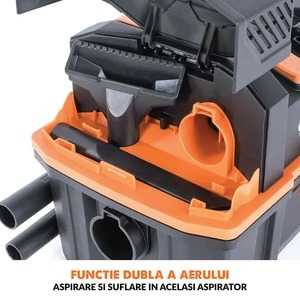 Aspirator umed/uscat 3 in 1 R15VAC Evolution 086-0003, 1000 W, 15 l [6]