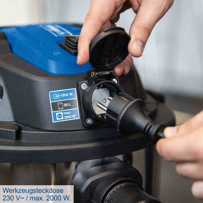 Aspirator umed/uscat 3 in 1 VC30 Premium Scheppach 5907746901, 2000 W, 30 L [4]