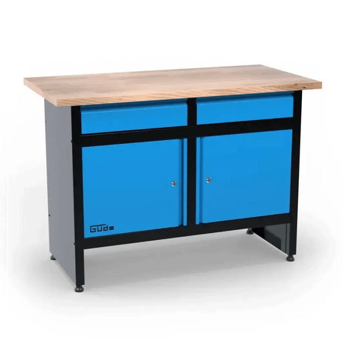 Banc de lucru cu spatii de depozitare GW 2/2 Gude 40472, 300 Kg [2]