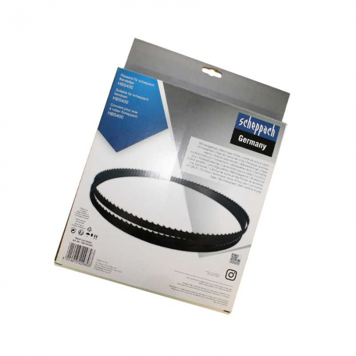 Banda rezerva pentru fierastraie cu banda HBS300/400 Scheppach 7901501601, 2240x13x0.5 mm, 4 DPI [3]