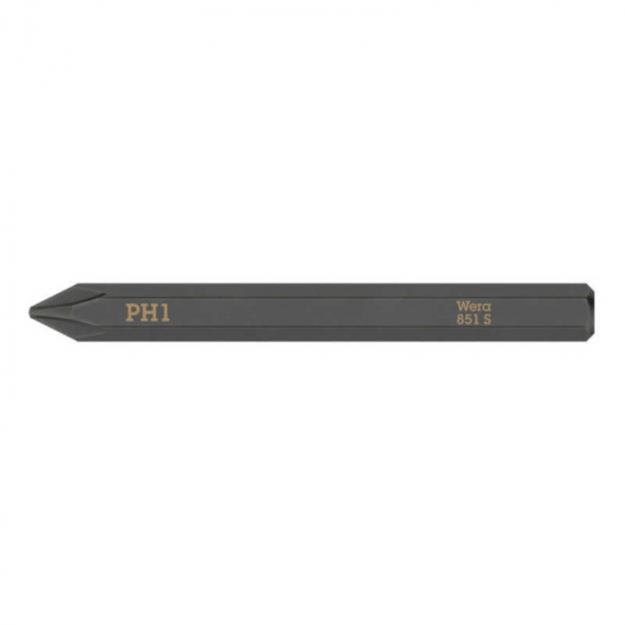 Bit de impact 851 S Wera 05018160001, PH1x70 mm