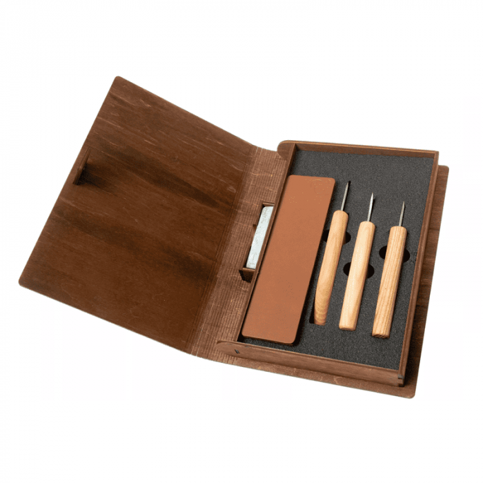 Set de sculptura in lemn, in cutie BeaverCraft S05book, 6 piese [3]