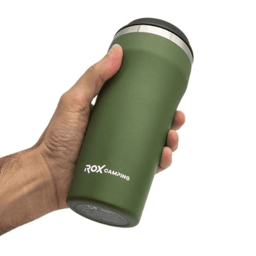 Cana termos ROX Wood 153CAMP0191, verde, 0.48 L [3]