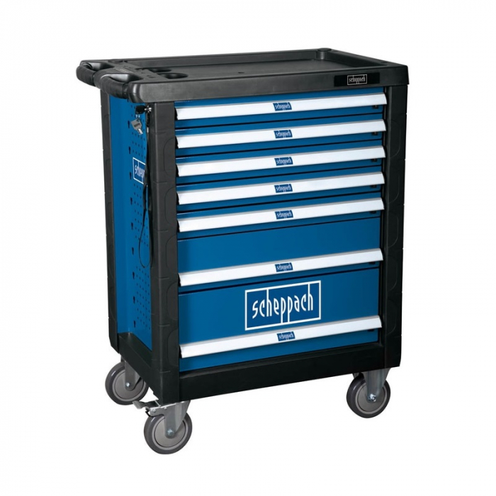 Carucior portabil cu scule TW1000 Scheppach 5909304900, 7 sertare, 263 piese [19]