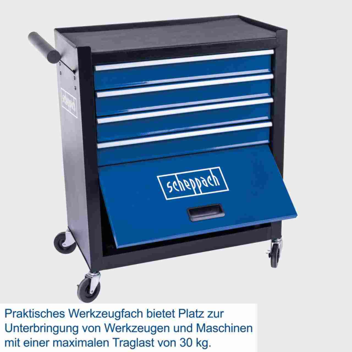 Carucior portabil fara scule TW1300 Scheppach 5909319900, 5 sertare [3]