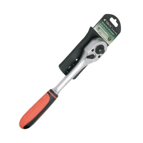 Cheie cu clichet Troy 26130, 3 in 1, 1 2  , 1 4  , 3 8