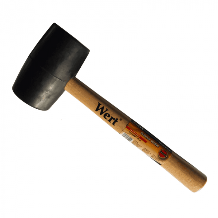 Ciocan de cauciuc Wert 2726, O63 mm, 680 g