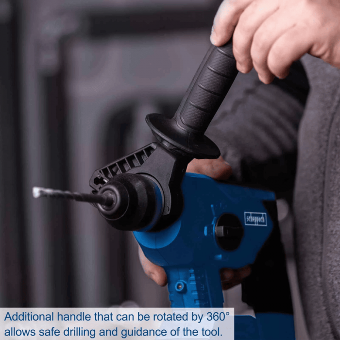 Ciocan rotopercutor fara acumulator BC-RHD230-X Scheppach 5909241900, 20 V, 5500 rpm, 2.2 J [3]