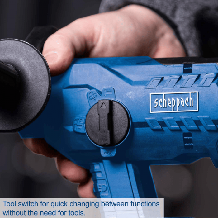 Ciocan rotopercutor fara acumulator BC-RHD230-X Scheppach 5909241900, 20 V, 5500 rpm, 2.2 J [5]