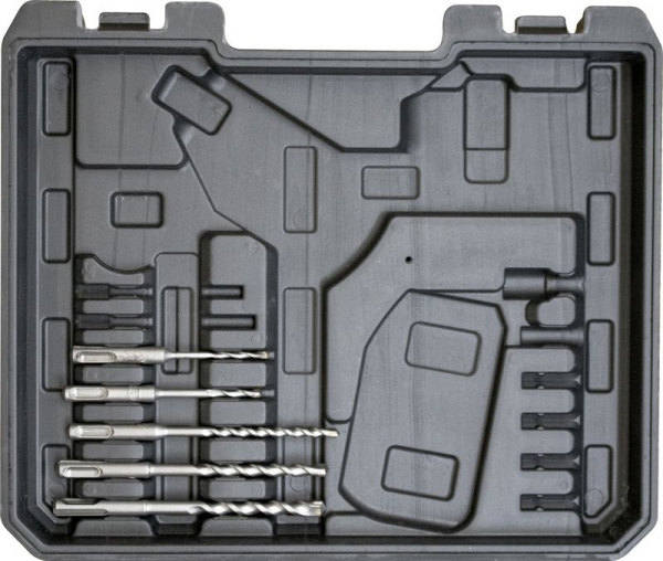 Ciocan rotopercutor SDS Plus cu acumulator Li-Ion Gude 58508, 18 V, 2 Ah [4]