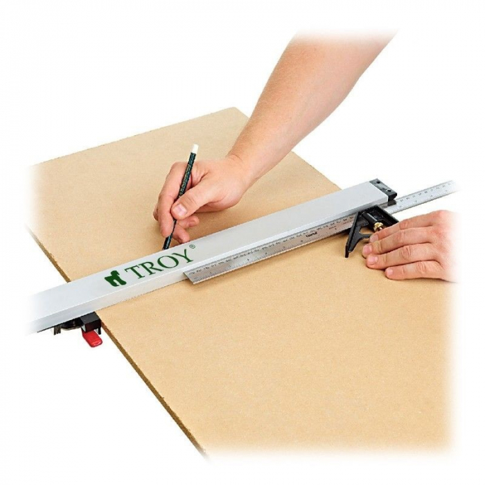 Clema de ghidare din aluminiu pentru fierastrau circular, pendular si freza Troy 25005, 600 mm [5]