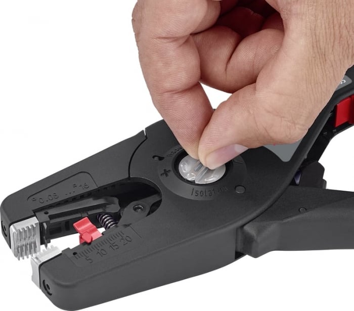 Cleste de dezizolat automat Knipex 12 52 195, 0.08-16 mm² [6]