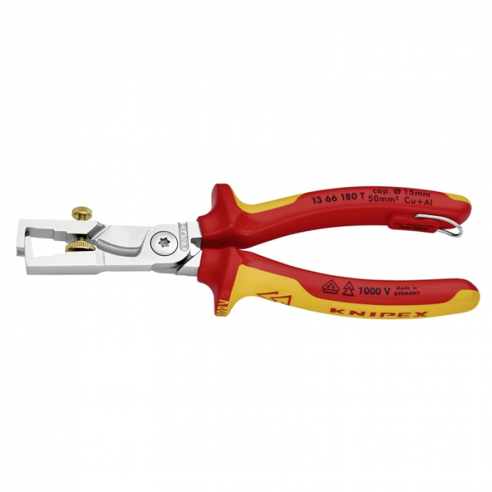 Cleste de dezizolat Knipex 13 66 180 T, 180 mm [2]
