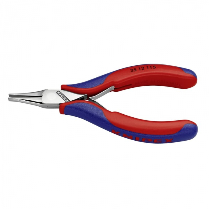 Cleste de electronist cu falci plate Knipex 35 12 115, 115 mm [3]
