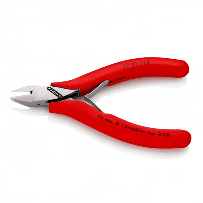 Cleste de electronist cu taiere diagonala de precizie Knipex 77 41 115, 115 mm [3]