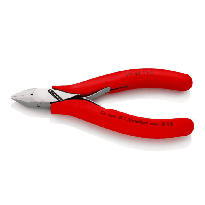 Cleste de electronist cu taiere diagonala de precizie Knipex 77 41 115, 115 mm [2]