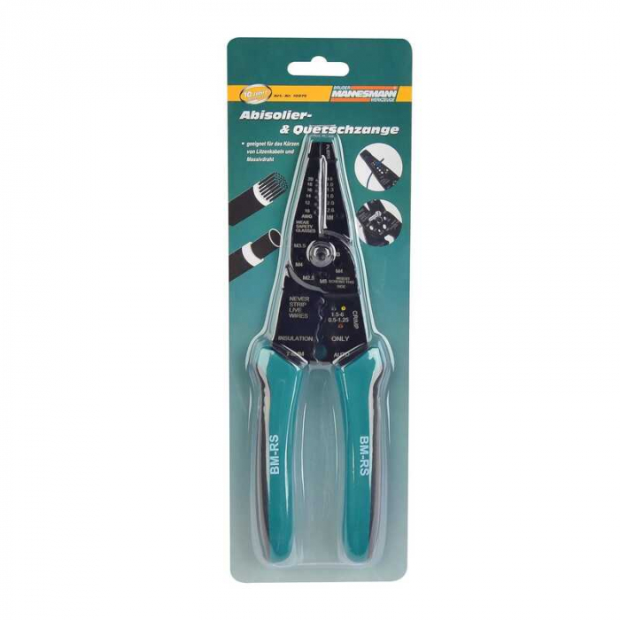 Cleste pentru sertizat si dezizolat Mannesmann 10875, 210 mm [5]