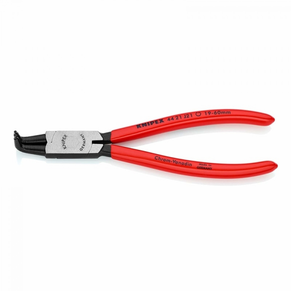 Cleste profesional de inchidere cu varfuri indoite pentru inele de siguranta Knipex 44 21 J21, 170 mm [2]
