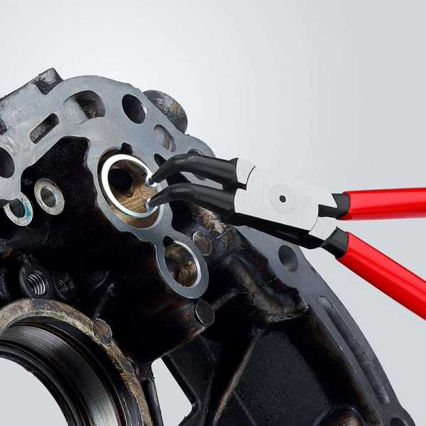 Cleste profesional de inchidere cu varfuri indoite pentru inele de siguranta Knipex 44 21 J21, 170 mm [3]