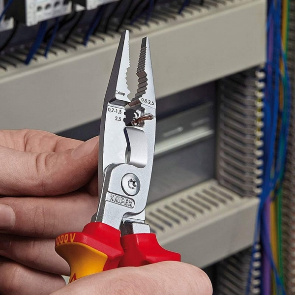 Cleste profesional combinat izolat Knipex 13 86 200, 200 mm, 6 in 1 [7]