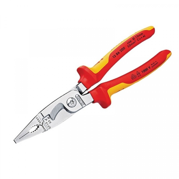 Cleste profesional combinat izolat Knipex 13 86 200, 200 mm, 6 in 1 [2]