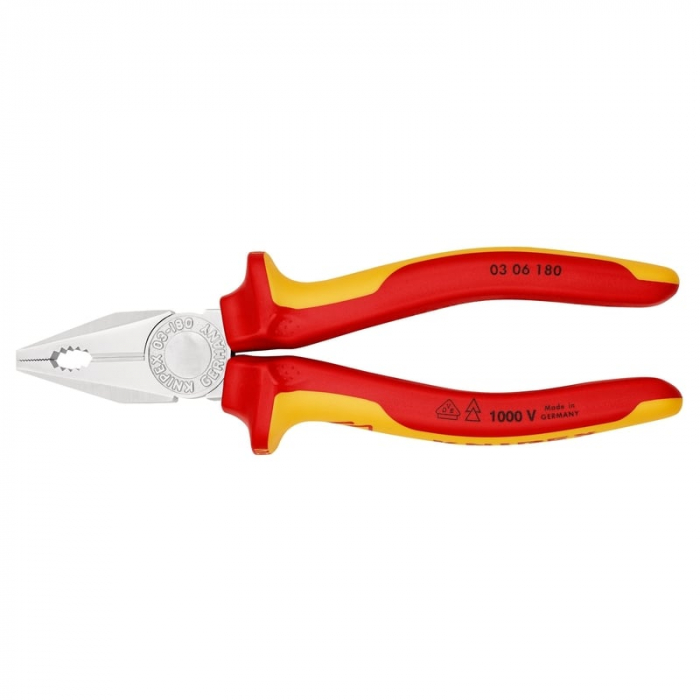 Cleste profesional combinat izolat Knipex 03 06 180 T, 180 mm [2]