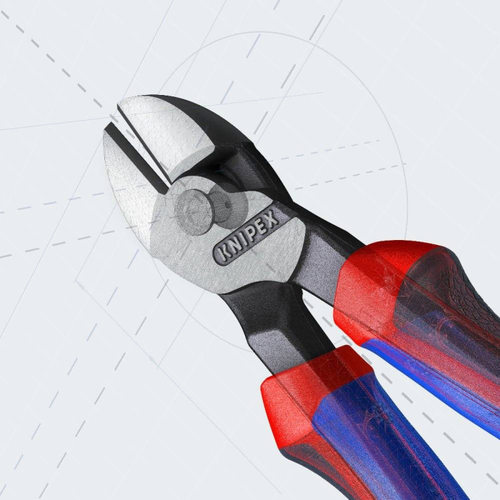 Cleste profesional cu tais diagonal Knipex 74 02 200, 200 mm [3]
