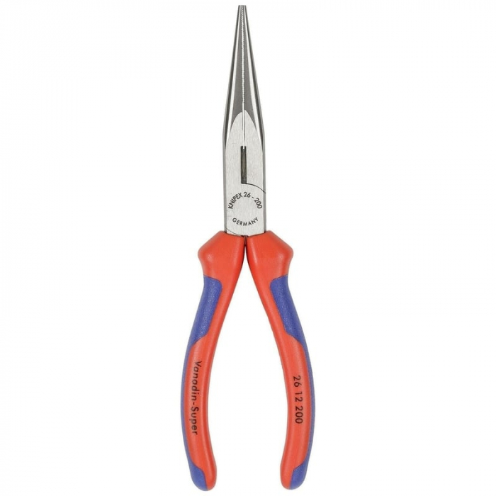 Cleste profesional cu varf lung semirotund si suprafata taietoare Knipex 26 12 200, 200 mm [6]