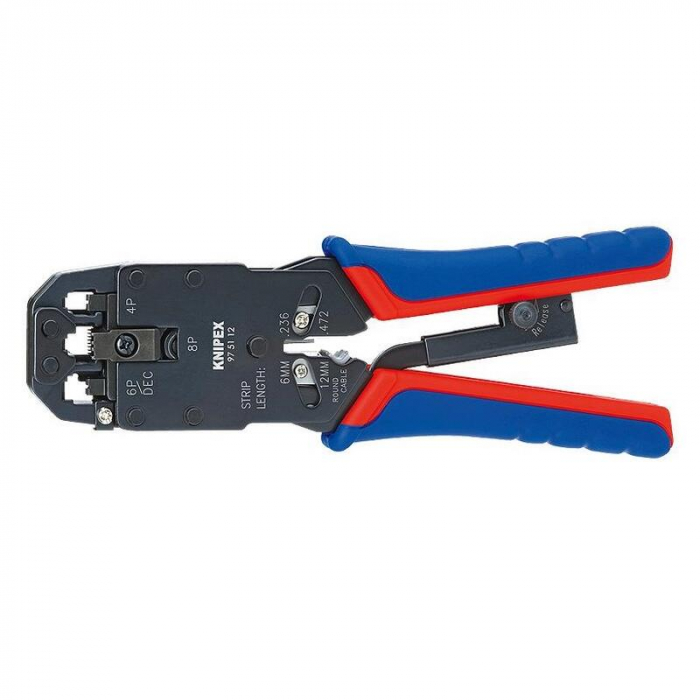 Cleste profesional pentru sertizat fise Western Knipex 97 51 12, 205 mm [3]