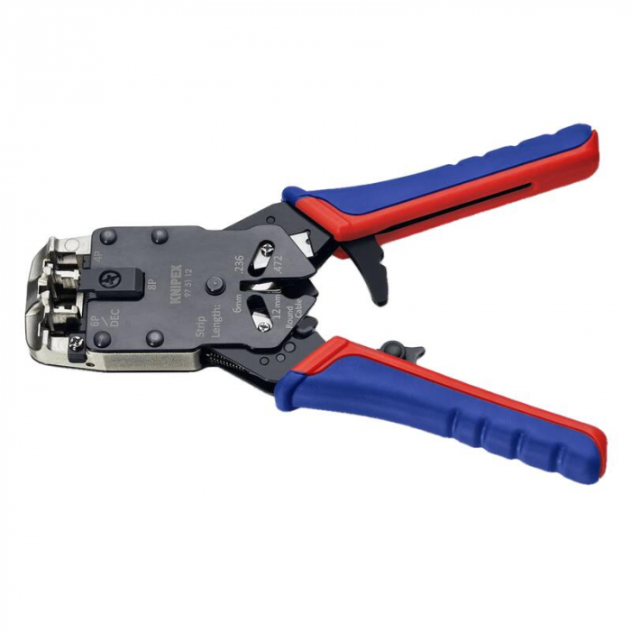 Cleste profesional pentru sertizat fise Western Knipex 97 51 12, 205 mm [2]