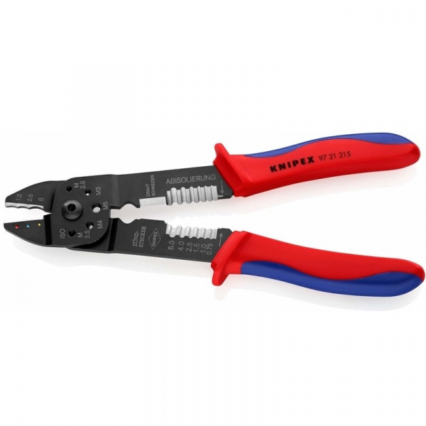 Cleste profesional pentru sertizat si dezizolat Knipex 97 21 215, 230 mm [3]