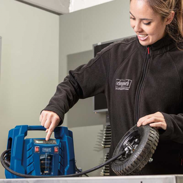 Compresor AIR FORCE 5 Scheppach 5906142901, 150 W, 8 bari [9]