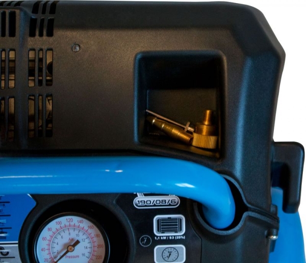 Compresor AIRPOWER 190/08/6 Gude 50089, 1100 W, 6 L, 8 bari [4]
