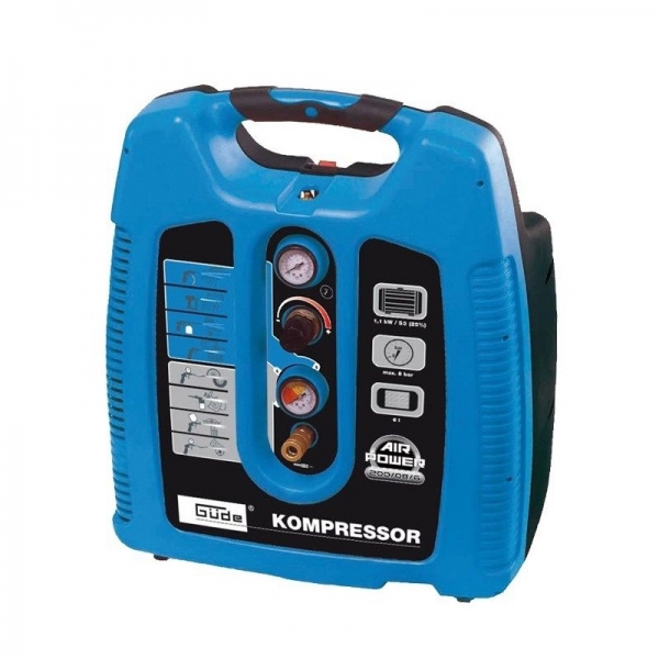 Compresor AIRPOWER 200/8/6 Gude 50079, 1100 W, 6 Litri, 8 bari [2]