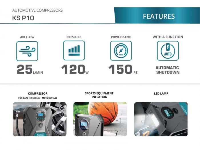 Compresor auto Konner-Sohnen KS P10, 10 bari [8]