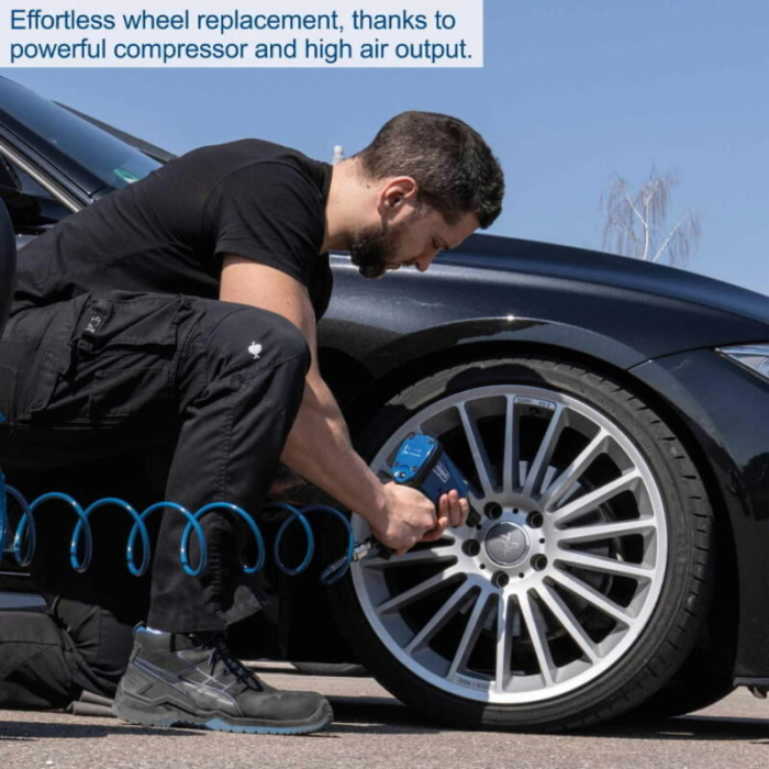 Compresor cu trei cilindri HC550TC Scheppach 5906147902, 400 V, 3000 W, 100 L, 10 bari [6]