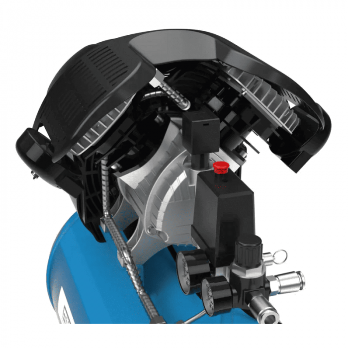 Compresor cu ulei cu doi cilindri 405/10/50 Gude 50131, 2200 W, 50 L, 10 bari [2]