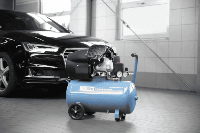 Compresor cu ulei cu doi cilindri 405/10/50 Gude 50131, 2200 W, 50 L, 10 bari [4]