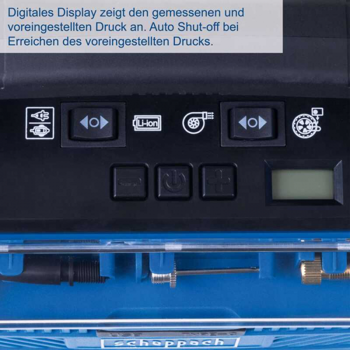 Compresor hibrid, fara acumulator, fara ulei Airforce 6 Scheppach 5906159901, 230 / 20 V, 10.3 bari [6]