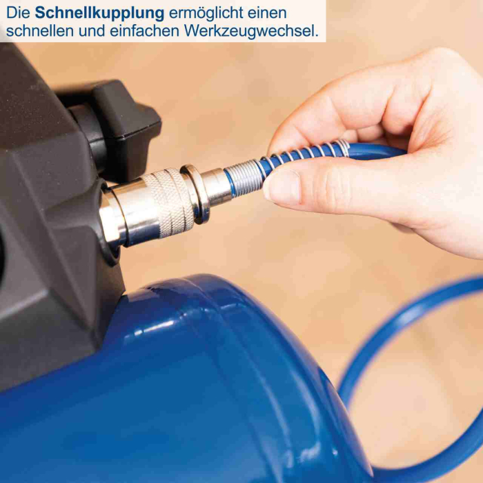 Compressor fara ulei HC06 Scheppach 5906153901, 1200 W, 6 L, 8 bari [5]