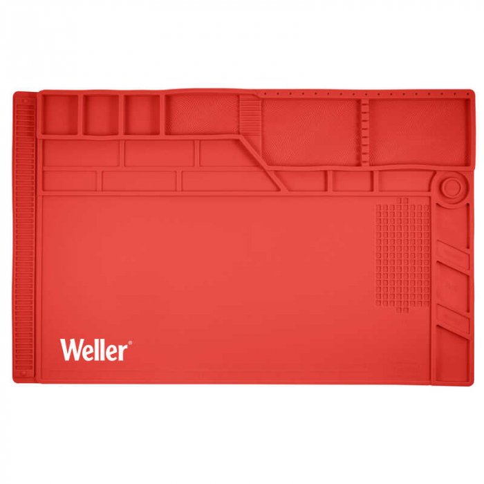 Covoras multifunctional din silicon pentru pistoale de lipit Weller WLACCWSM1-02EU, 550 x 350 mm, 500   C