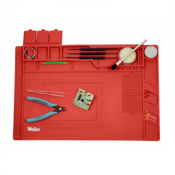 Covoras multifunctional din silicon pentru pistoale de lipit Weller WLACCWSM2-02EU, 455 x 300 mm, 500 °C [3]