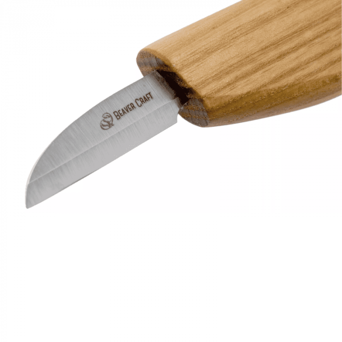 Cutit cu lama dreapta pentru sculptura in lemn BeaverCraft C2, 165 mm [4]