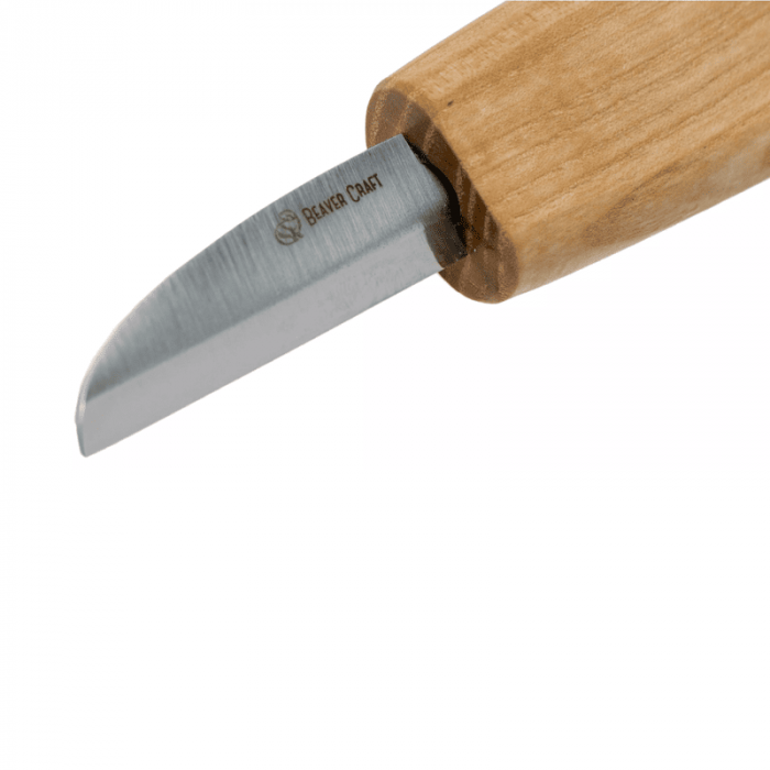 Cutit cu lama dreapta pentru sculptura in lemn BeaverCraft C5, 165 mm [3]